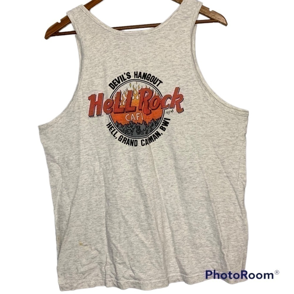 𝅺vintage 1993 Devils Hangout Hell Rock Cafe Tank Top
